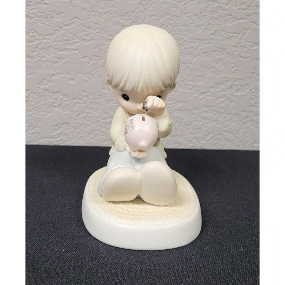 Enesco Precious Moments Figurine You Can Always Count On Me (Sailboat Mark)